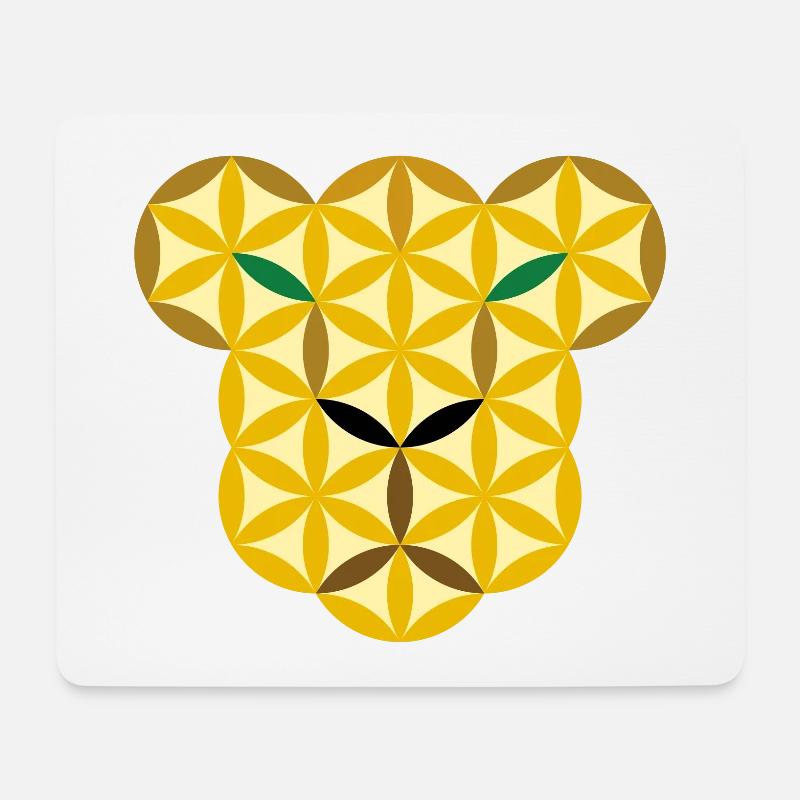 Löwenjunges des Lebens Gr/E - Mousepad (Querformat) - Weiß