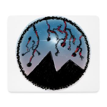 Paysage - Tapis de souris (format paysage) - blanc - Devant