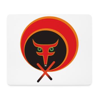 Der Rotfuchs des Lebens. - Mousepad (Querformat) - Weiß - Vorne