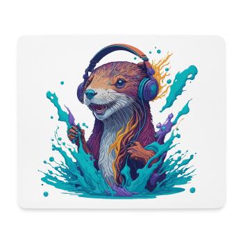musasaukko - Mouse Pad (horizontal) - white - Front