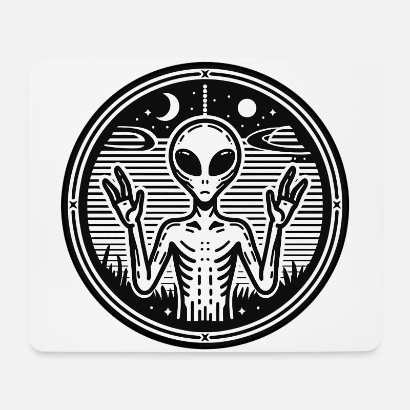 I come in peace - Mouse Pad (horizontal) - white