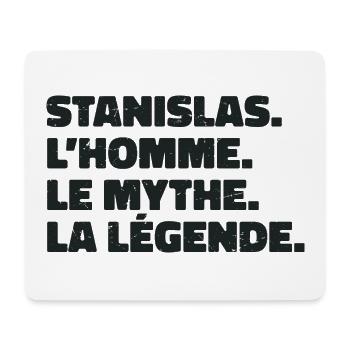 Stanislas, L'homme, Le Mythe, La Légende - Tapis de souris (format paysage) - blanc - Devant