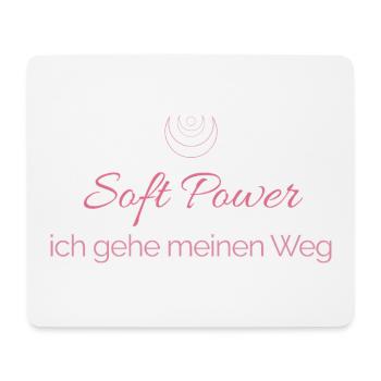 Mein Weg. Mein Tempo. Meine Wahrheit. - Mousepad (Querformat) - Weiß - Vorne
