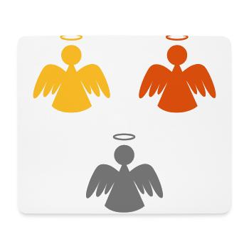 Engel - Mousepad (Querformat) - Weiß - Vorne