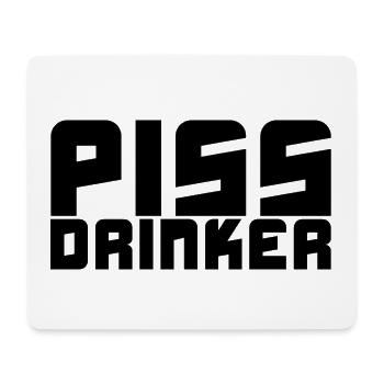 Piss Drinker - Mousepad (Querformat) - Weiß - Vorne