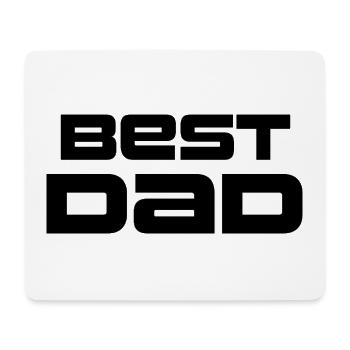 Bester Vater, bester schwarzer Vater - Mousepad (Querformat) - Weiß - Vorne