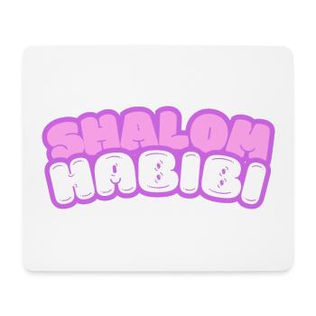 Shalom Habibi Jüdisch Moslem - Mousepad (Querformat) - Weiß - Vorne
