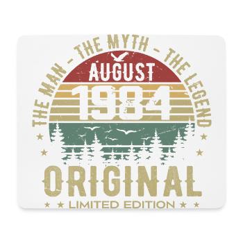 Legende seit August 1984 Geburtstagsgeschenk 1984 - Mousepad (Querformat) - Weiß - Vorne