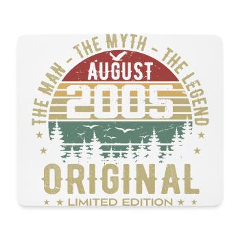 Legende seit August 2005 Geburtstagsgeschenk 2005 - Mousepad (Querformat) - Weiß - Vorne