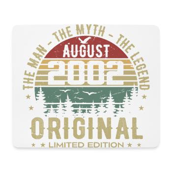 Legende seit August 2002 Geburtstagsgeschenk 2002 - Mousepad (Querformat) - Weiß - Vorne