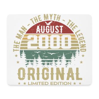 Legend Since August 2000 Birthday Gift 2000 - Mouse Pad (horizontal) - white - Front