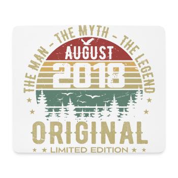 Legend since Aug 2018 Birthday Gift 2018 - Mouse Pad (horizontal) - white - Front