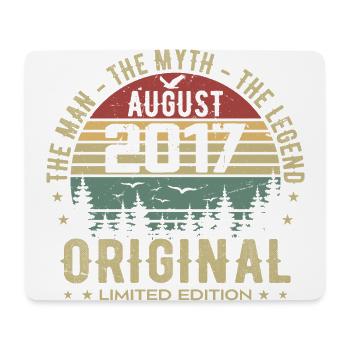 Legend since Aug 2017 Birthday Gift 2017 - Mouse Pad (horizontal) - white - Front