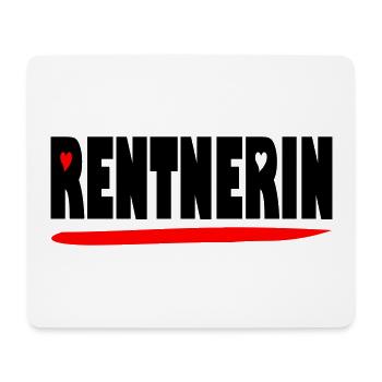endlich Rentnerin - Mousepad (Querformat) - Weiß - Vorne