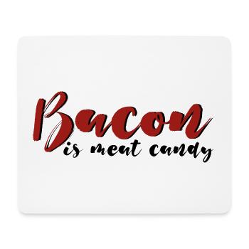 Le bacon est un bonbon à la viande 4 - Tapis de souris (format paysage) - blanc - Devant