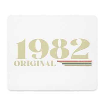 Original 1982 Jahrgang 1982 Geburtstag 1982 Retro - Mousepad (Querformat) - Weiß - Vorne