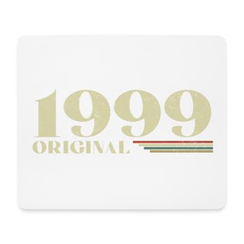 Original 1999 Vintage 1999 Retro Birthday 1999 - Mouse Pad (horizontal) - white - Front