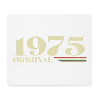 Original 1975 Jahrgang 1975 Jubiläum 1975 Retro - Mousepad (Querformat) - Weiß - Vorne