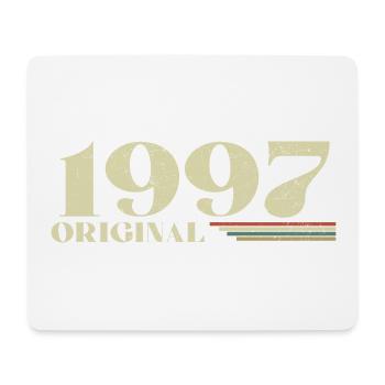 Original 1997 Vintage 1997 Retro Birthday 1997 - Mouse Pad (horizontal) - white - Front