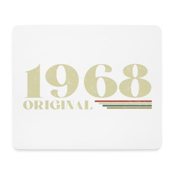 Original 1968 Vintage 1968 Birthday 1968 Retro - Mouse Pad (horizontal) - white - Front
