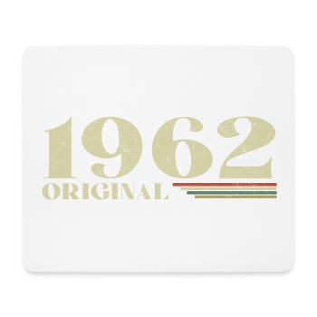 Original 1962 Jahrgang 1962 Geburtstag 1962 Retro - Mousepad (Querformat) - Weiß - Vorne