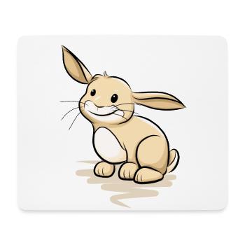 Hare - Mouse Pad (horizontal) - white - Front