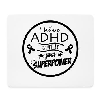 Adhs - Mousepad (Querformat) - Weiß - Vorne