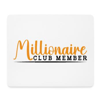 Millionaire Club Member 37 - Mousepad (Querformat) - Weiß - Vorne