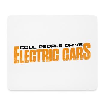 Des gens cool conduisent des voitures électriques 4 - Tapis de souris (format paysage) - blanc - Devant