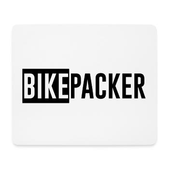Bikepacker - Tapis de souris (format paysage) - blanc - Devant
