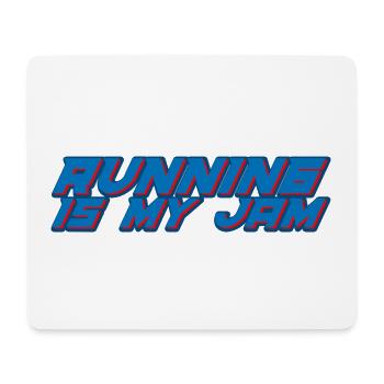 Running Is My Jam 2 - Mouse Pad (horizontal) - white - Front