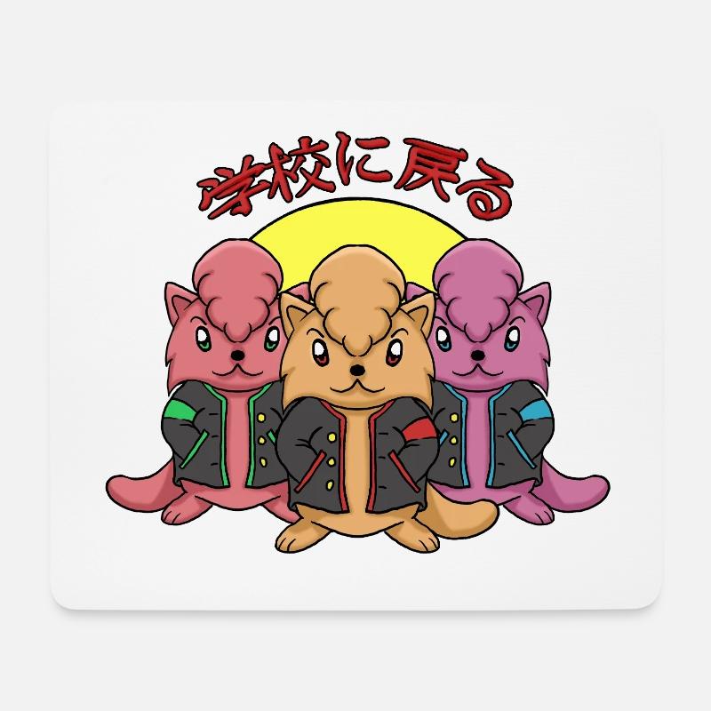 Zurück zur Schule, Jungs - Mousepad (Querformat) - Weiß