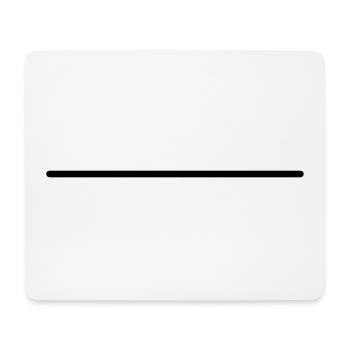 Mathematik Symbol - Gerade Linie - Mousepad (Querformat) - Weiß - Vorne