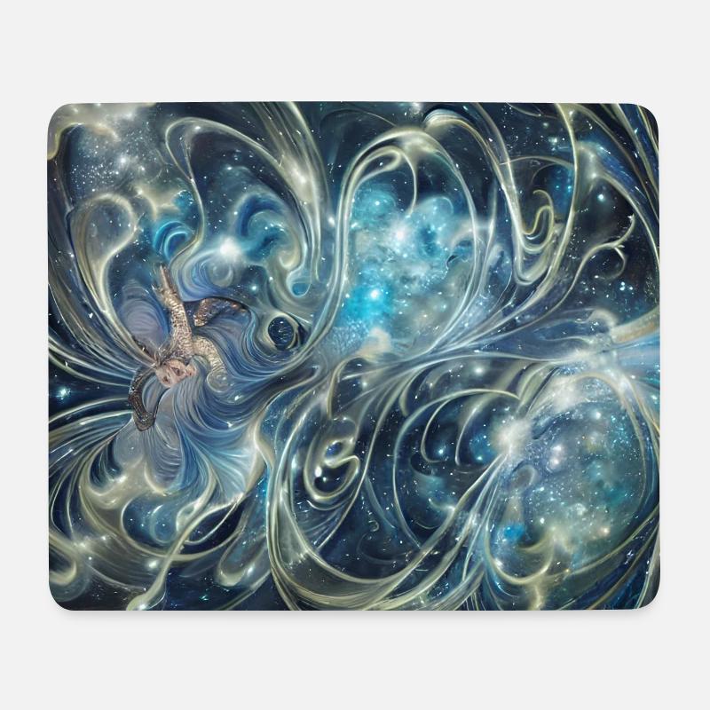 Galaktisches Mauspad - Mousepad (Querformat) - Weiß