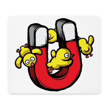 Chick Magnet - Mouse Pad (horizontal) - white - Front