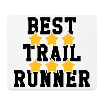 Running / Jogging / Run / Trail / Sport - Mouse Pad (horizontal) - white - Front
