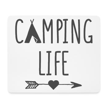 Camping Life - Mouse Pad (horizontal) - white - Front