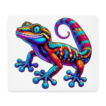 Gecko - Tapis de souris (format paysage) - blanc - Devant