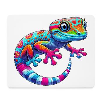 Gecko - Mousepad (Querformat) - Weiß - Vorne