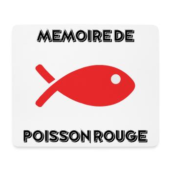 POISSON. MEMOIRE - Tapis de souris (format paysage) - blanc - Devant