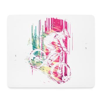 90s Mountain Bike Lovers - Mouse Pad (horizontal) - white - Front