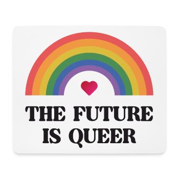 LGBT Pride Month - Die Zukunft ist queer - Mousepad (Querformat) - Weiß - Vorne