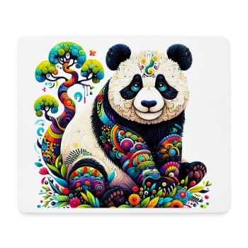 Panda - Mousepad (Querformat) - Weiß - Vorne