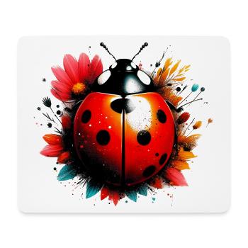 Ladybird - Mouse Pad (horizontal) - white - Front