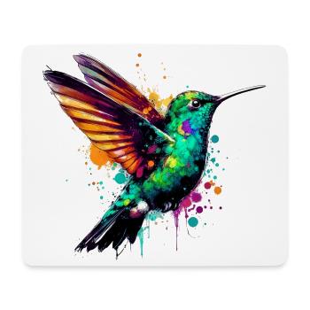 Colibri - Tapis de souris (format paysage) - blanc - Devant