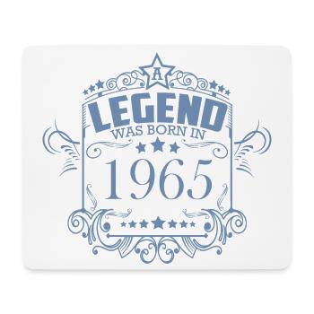 Légende de l’anniversaire vintage 1965 - Tapis de souris (format paysage) - blanc - Devant