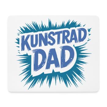 Kunstrad, Kunstradfahren, Hallenradsport, Dad - Mousepad (Querformat) - Weiß - Vorne