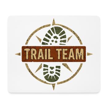 Trail Team Compass - Mouse Pad (horizontal) - white - Front