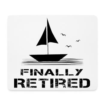 retired retirement gift retirement - Mouse Pad (horizontal) - white - Front
