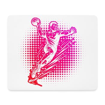 Handball Fans aufgepasst schlichtes Statement für - Mouse Pad (horizontal) - white - Front